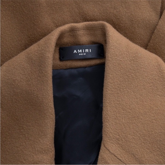 Fabulous AMIRI Tan Cashmere Oversize Coat - Picture 2 of 6